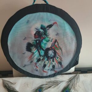 housse pour tambour chamanique 50 cm