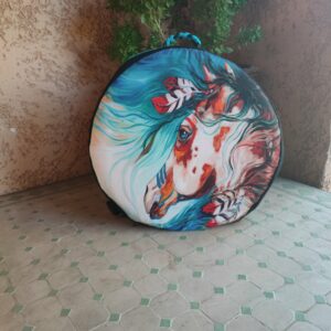 housse pour tambour chamanique 35 cm de diamètre et 8 de profondeur