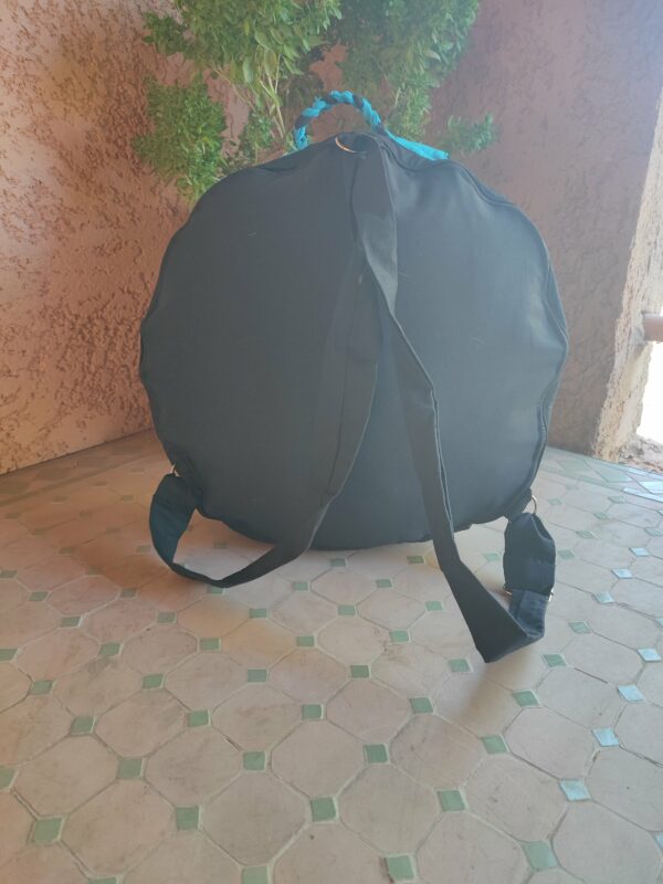 housse pour tambour chamanique 35 cm de diamètre et 8 de profondeur – Image 4